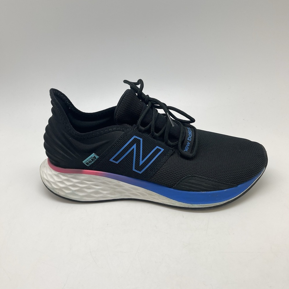 New Balance Sneakers Mens 8.5‎ D Fresh Foam Roav MROAVBB Black Running Gym Shoe